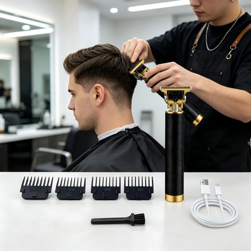 Home Barber - Textured Cordless Hair Trimmer USB Recharge