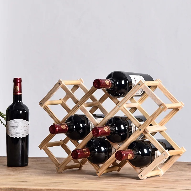Home Bar Shelf - Stackable Wine Storage Shelves 3, 5,