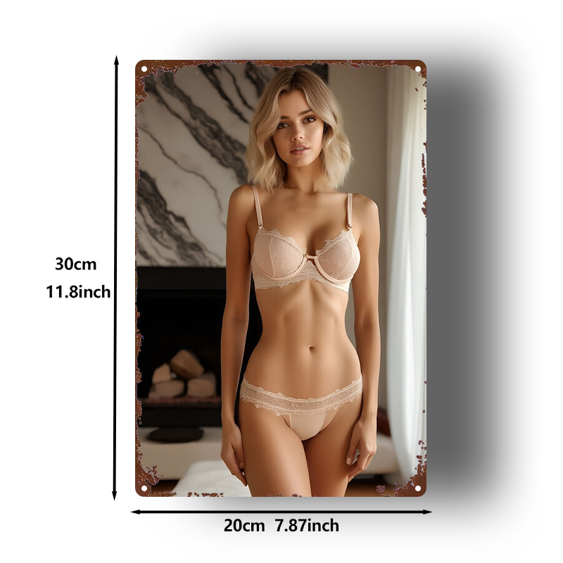 2D Flat Metal Sign - Sexy Woma - Home Bar And Restaurant 评论和价格
