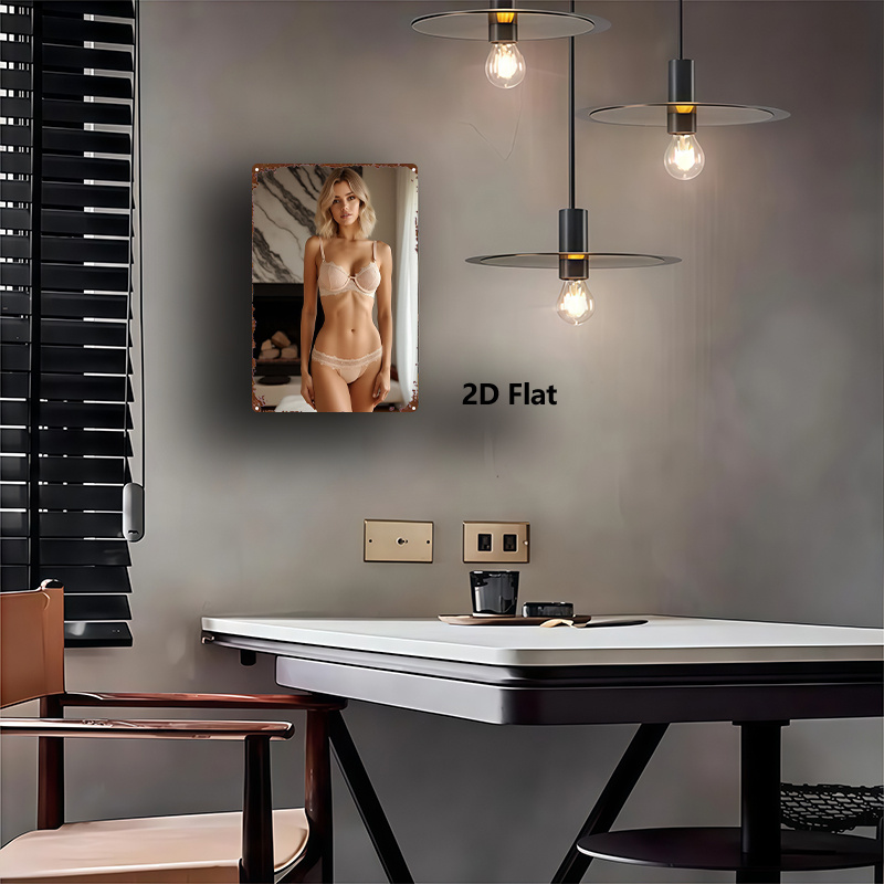 2D Flat Metal Sign - Sexy Woma - Home Bar And Restaurant 评论和价格