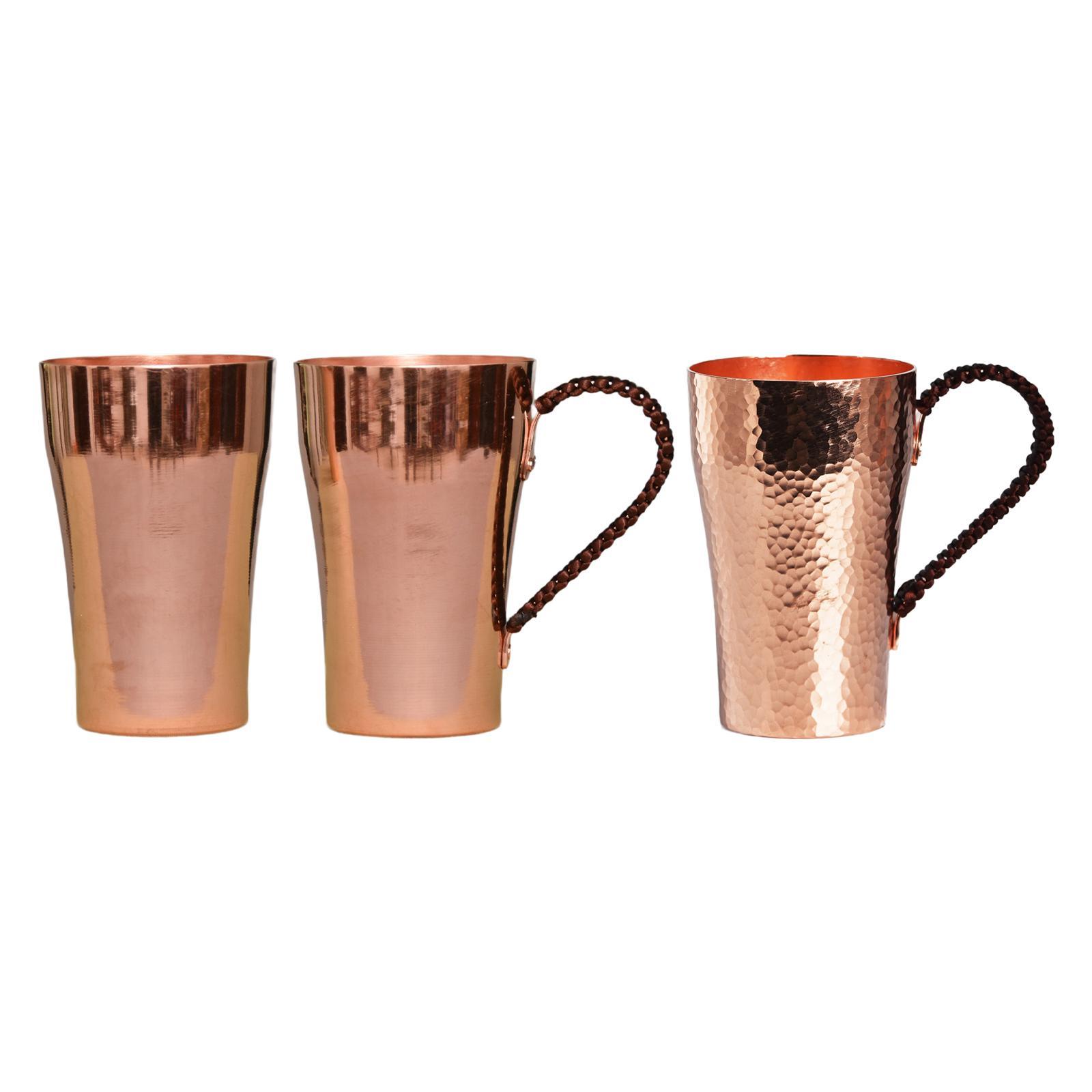 Pure Copper Cup 400ml Handmade - Mule Copper Mug 评论和价格