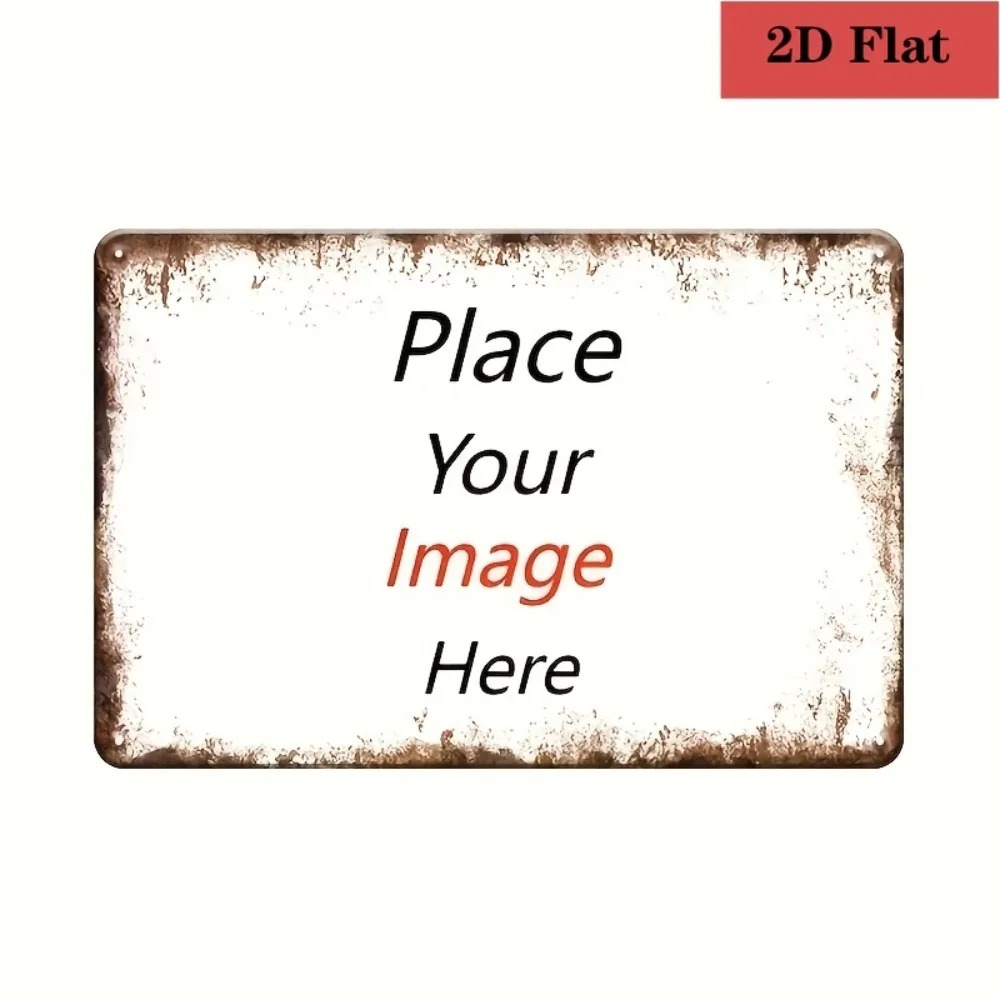 8×12Inch Customizable Metal Pl - Home Bar Cafe 评论和价格