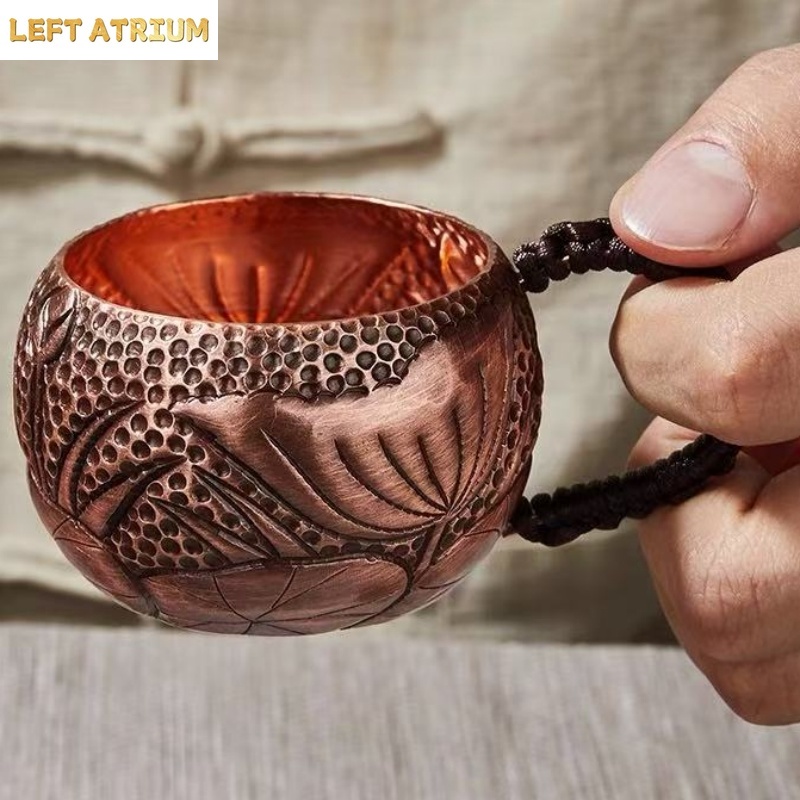 Pure Copper Coffee Mug,Handcra - Mule Copper Mug 评论和价格