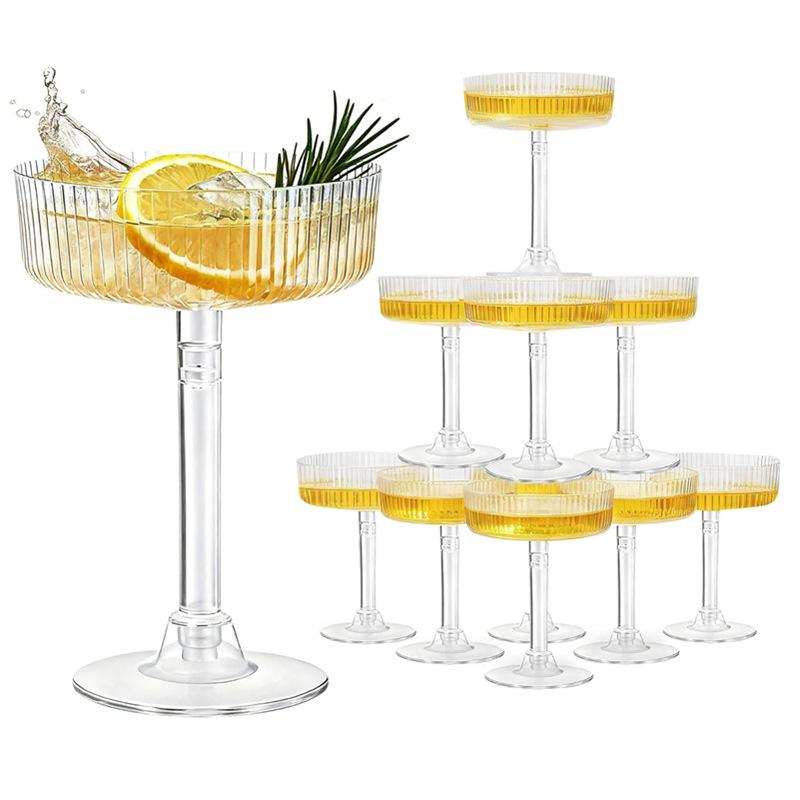 Clear Plastic Martini Dessert  - Home Bar Supplies 评论和价格