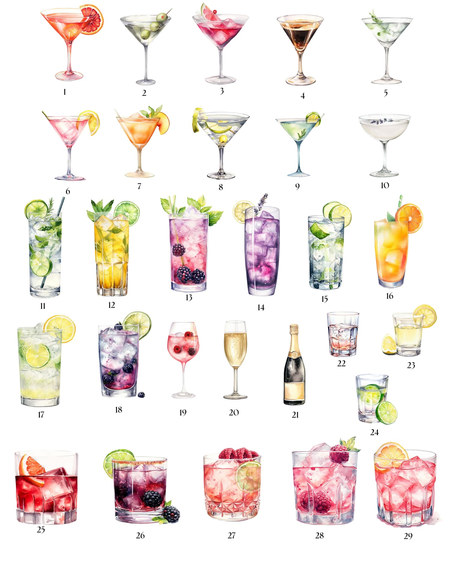 Signature drinks sign | signat - Cocktail Recipe Book 评论和价格