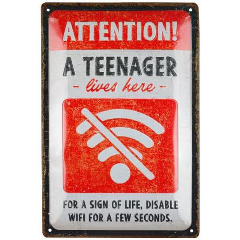 Metal Tin Signs Warning No Smo - Home Bar Cafe 评论和价格