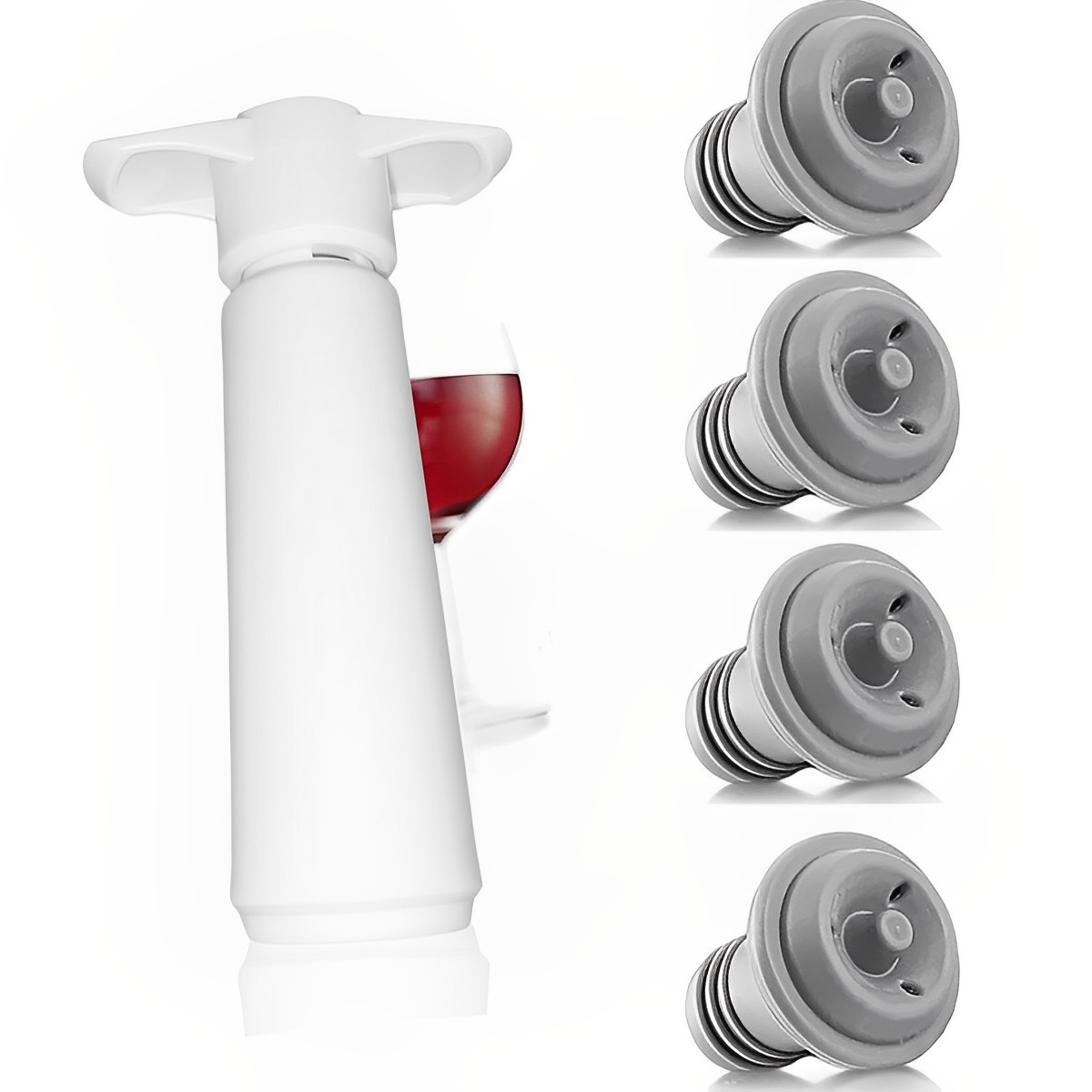 Wine Vacuum Pump Manual Vacuum - Wine Preservation Pump 评论和价格