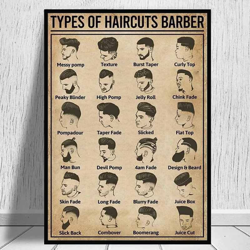 Retro Types Of Haircuts Barber - Home Barber 评论和价格