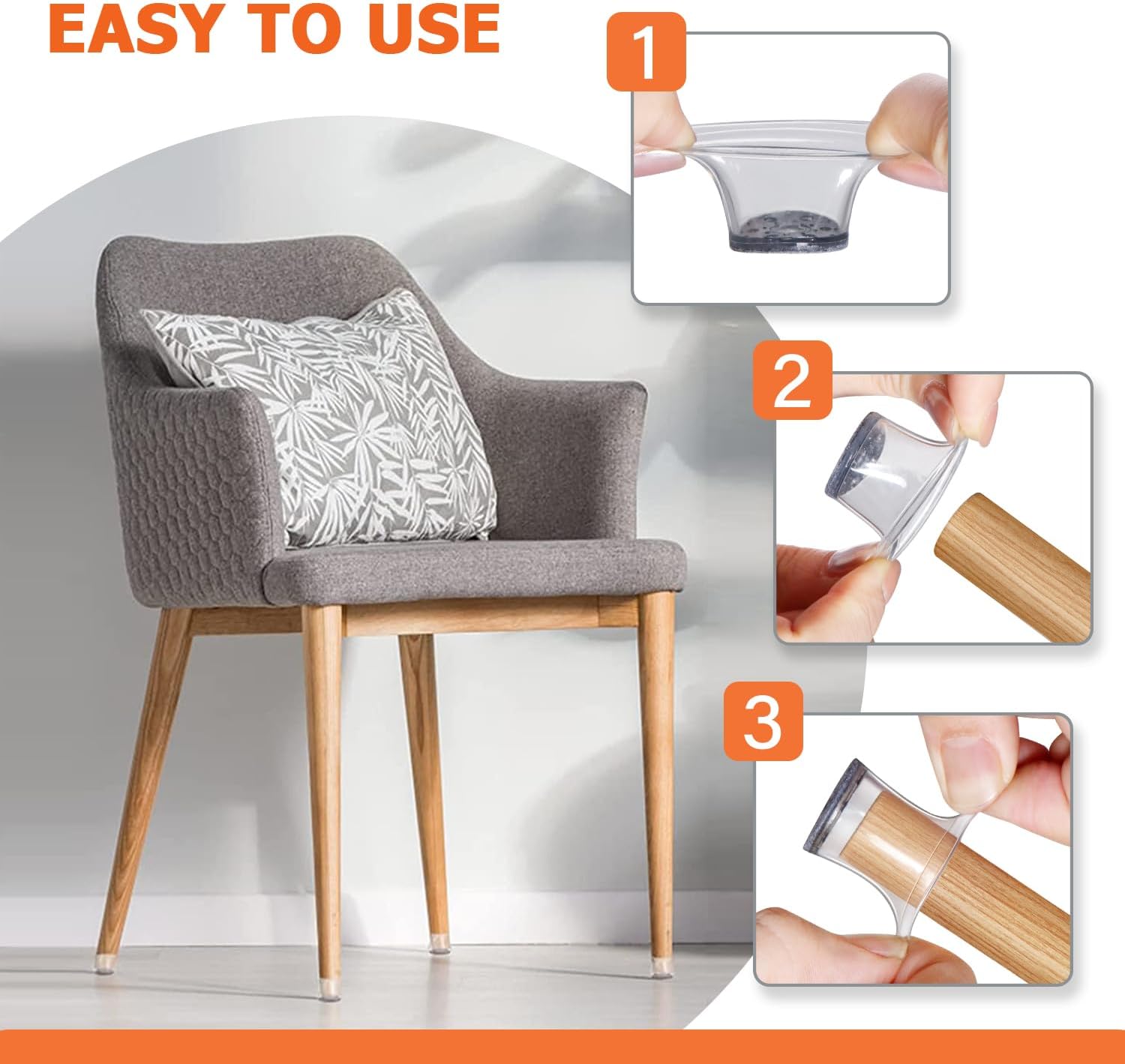 20PCS-Extra Small Chair Leg Fl - Home Bar Stools 评论和价格