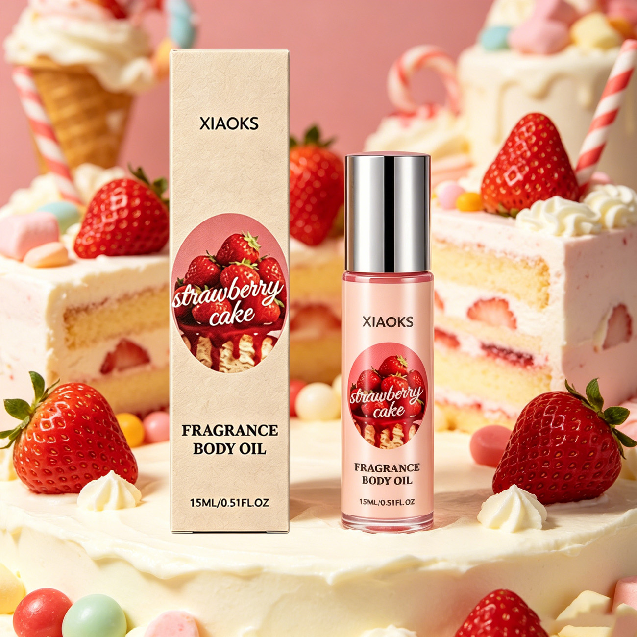 1 Bottle of Strawberry Cake Sw - Home Bar Accessories 评论和价格
