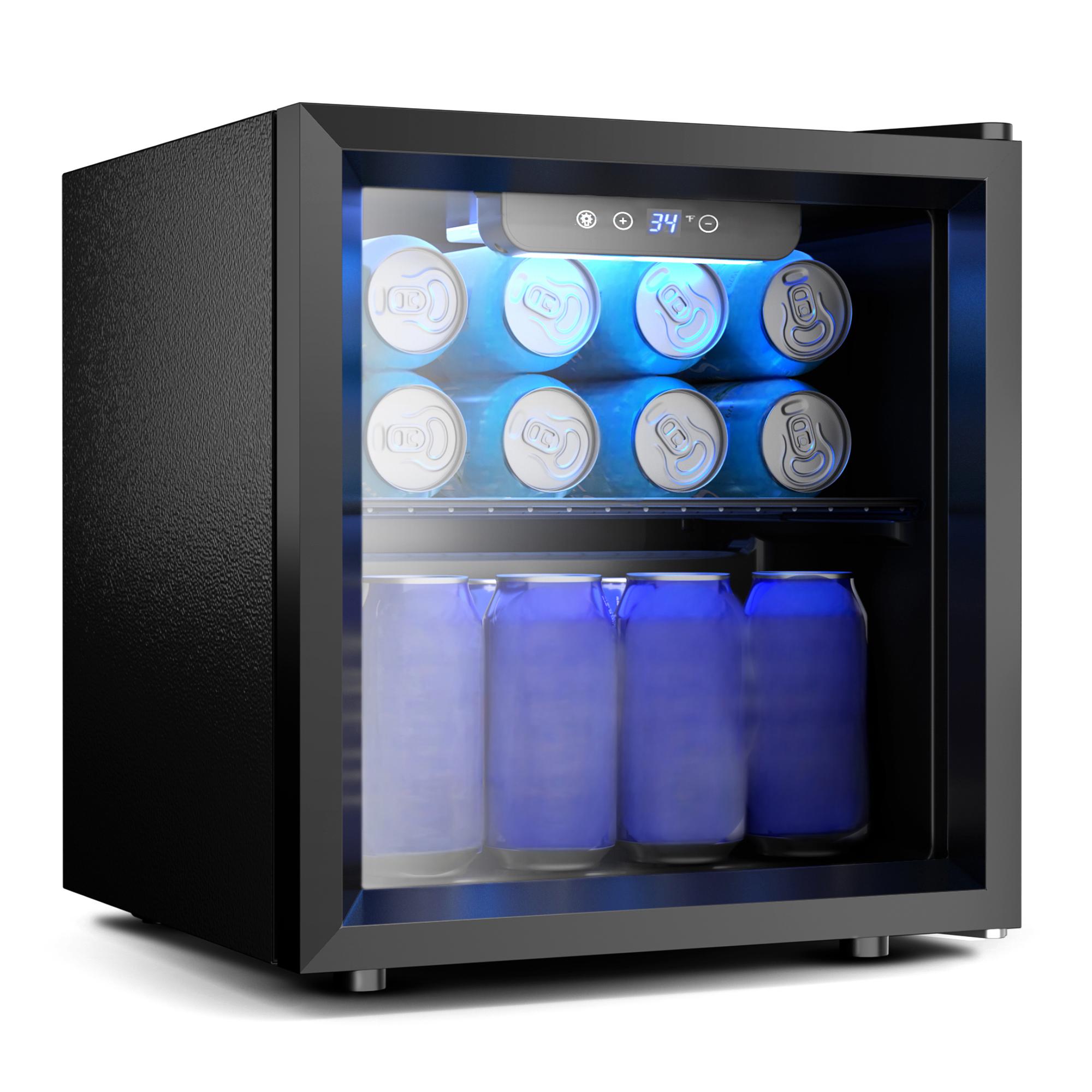 EKOJUCE Glass Door Mini Fridge - Home Bar And Fridge 评论和价格