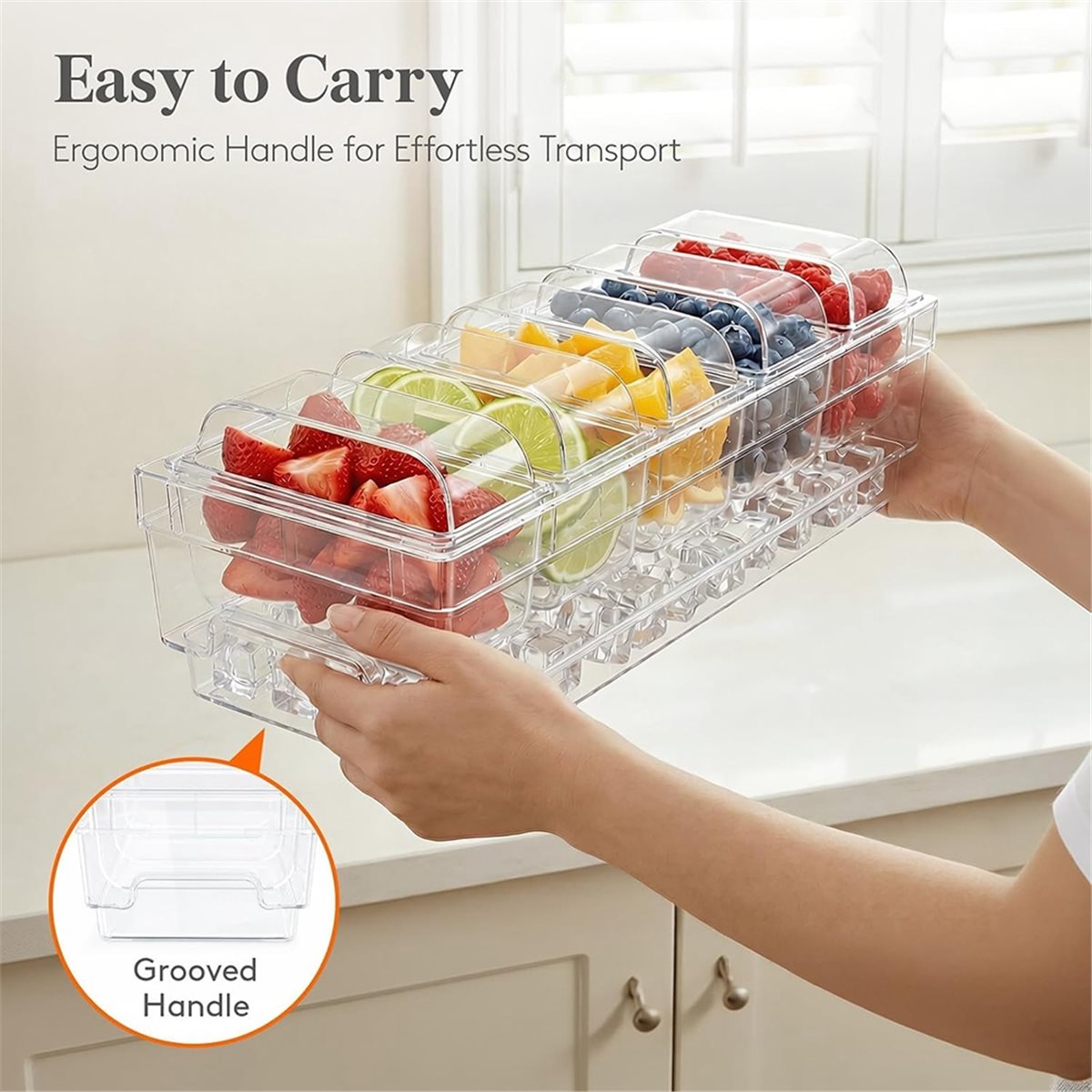 A1846K Chilled Condiment Conta - Garnish Tray Set 评论和价格