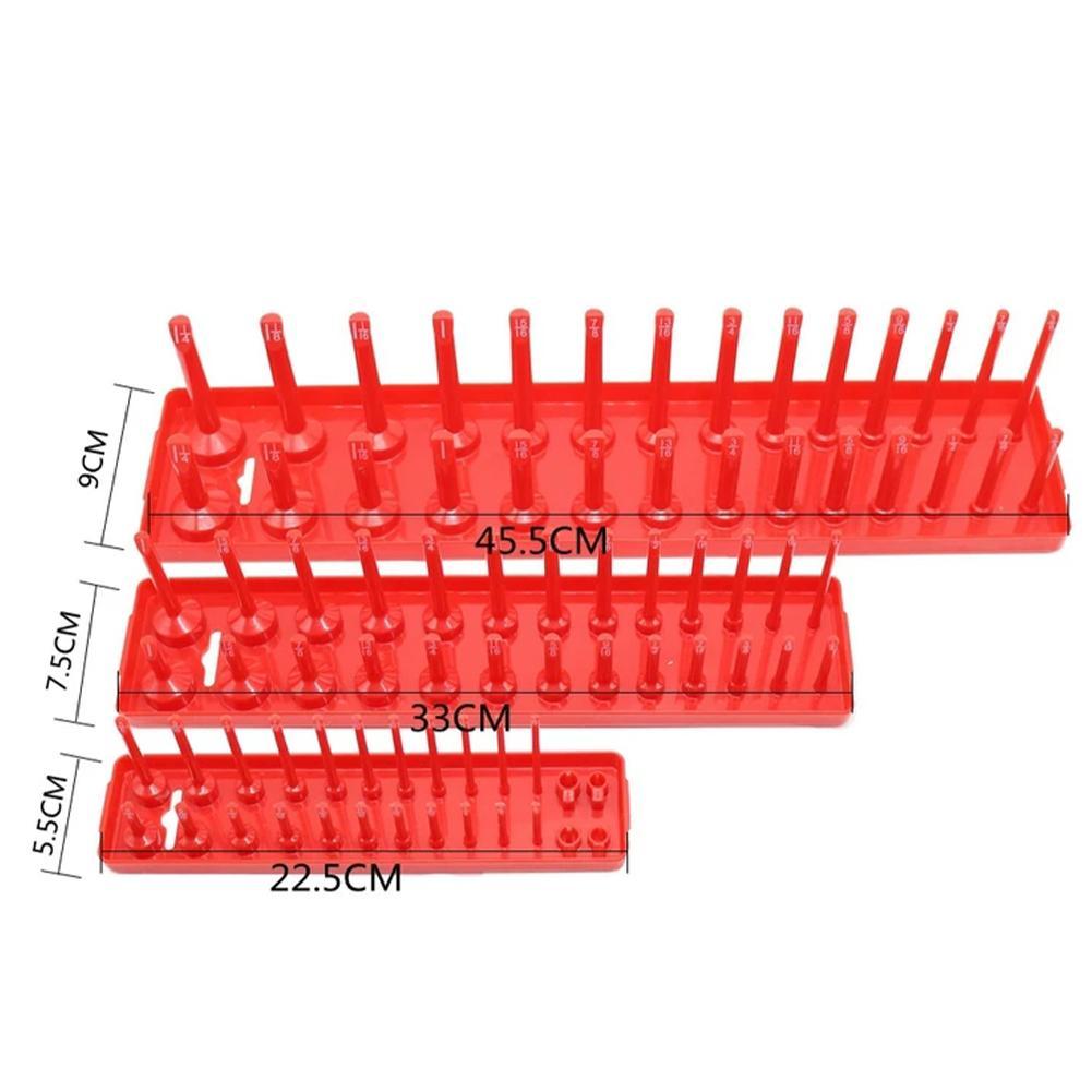 3Pcs Black/Red Socket Organize - Home Bar Supplies 评论和价格