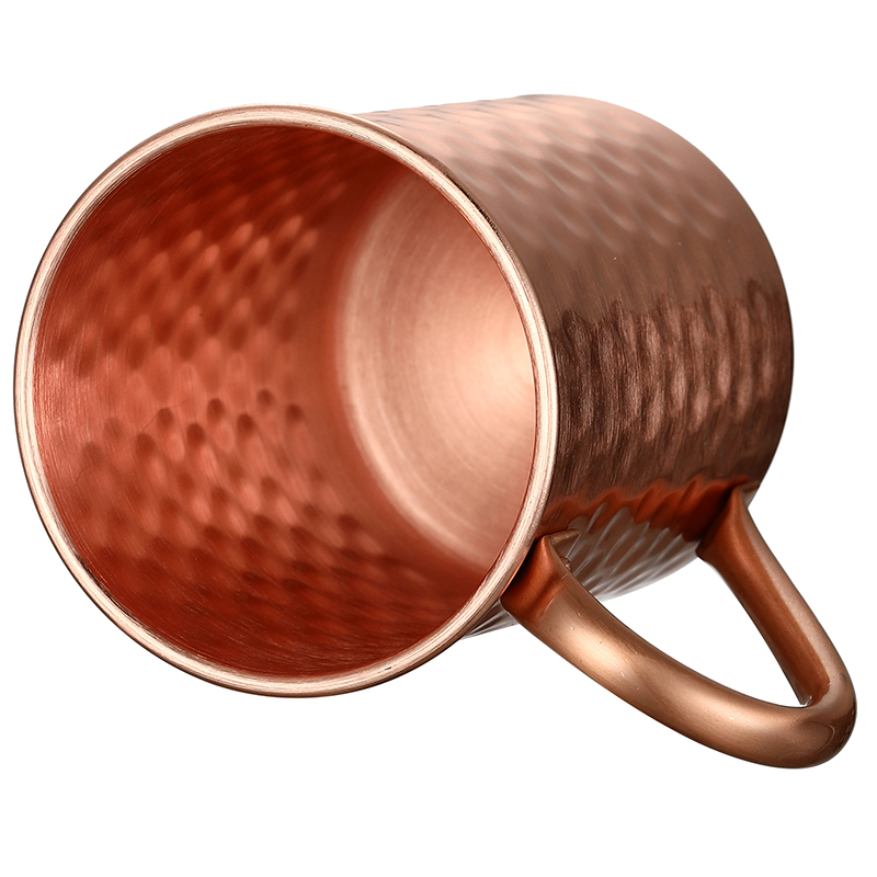 Hammered Copper Plated Stainle - Mule Copper Mug 评论和价格