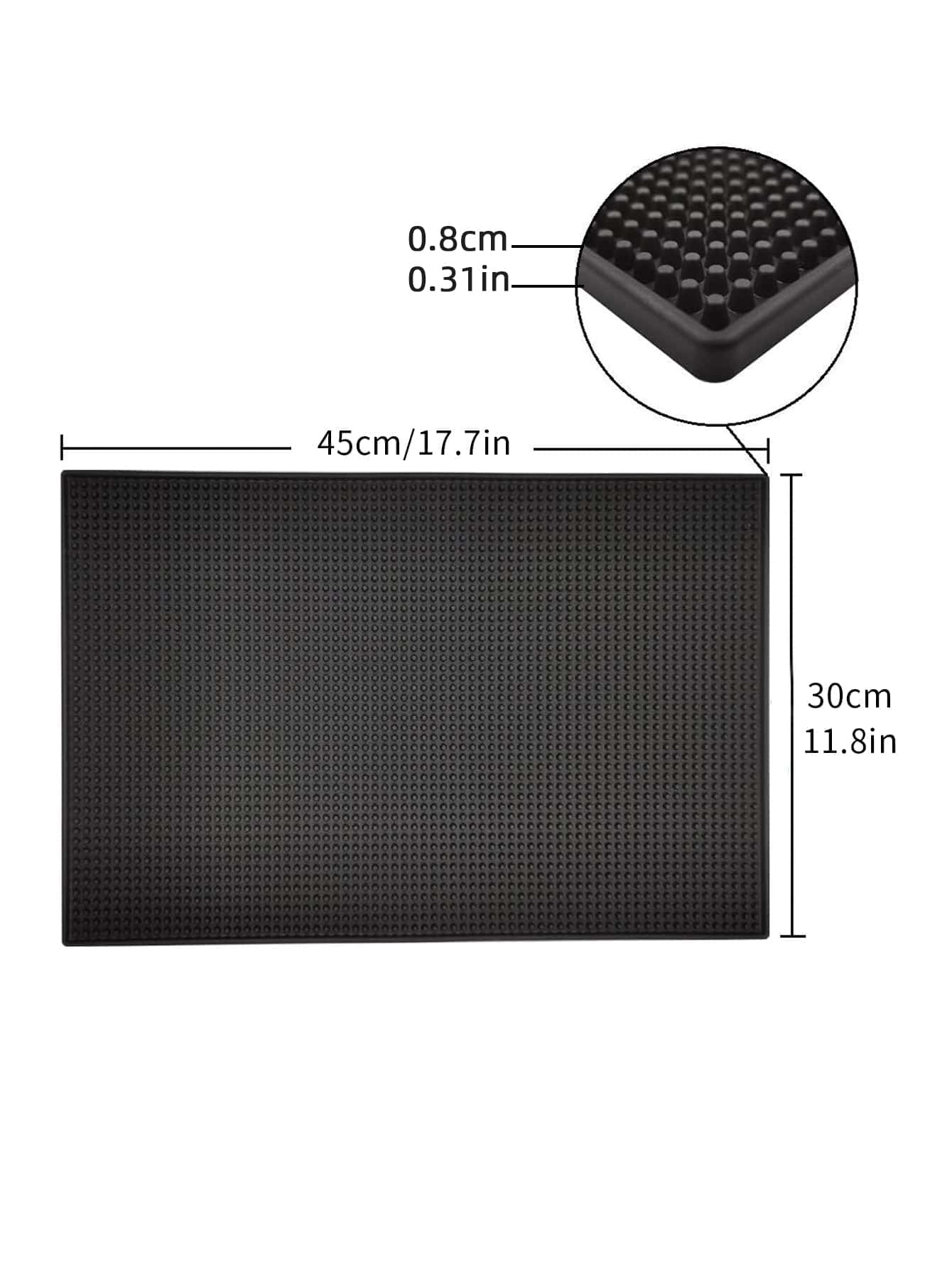 Leeseph Bar Mat, Rubber Dish D - Bar Mat Rubber 评论和价格