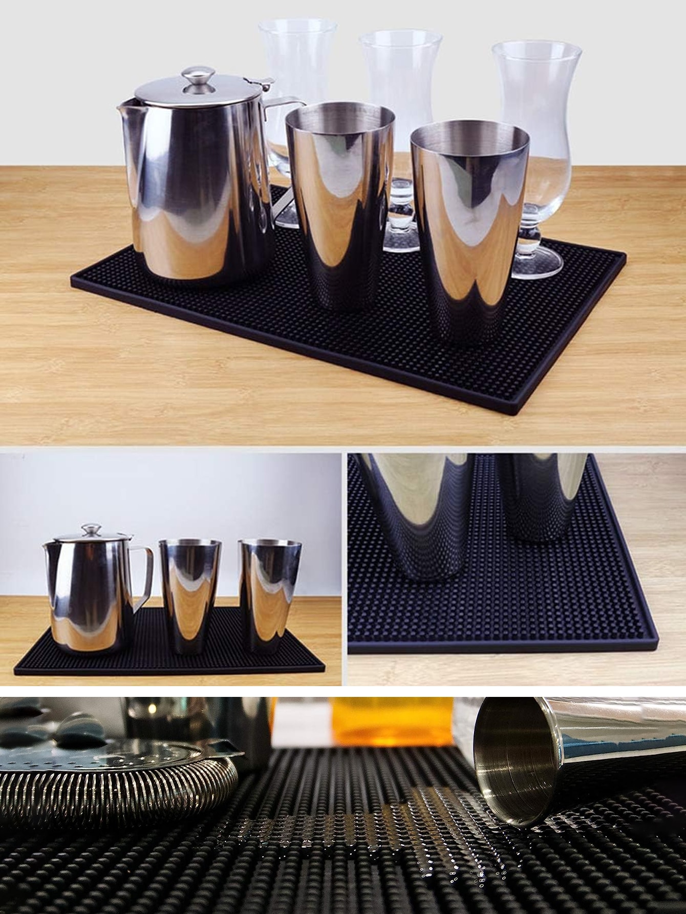 Leeseph Bar Mat, Rubber Dish D - Bar Mat Rubber 评论和价格