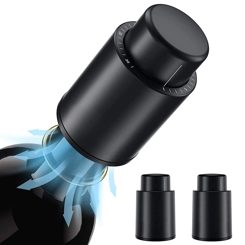 Vacuum Wine Bottle Stopper Sea - Wine Preservation Pump 评论和价格
