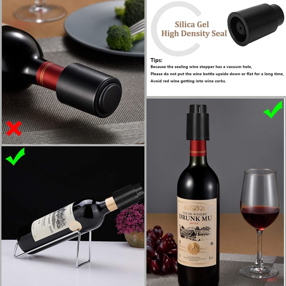 Vacuum Wine Bottle Stopper Sea - Wine Preservation Pump 评论和价格