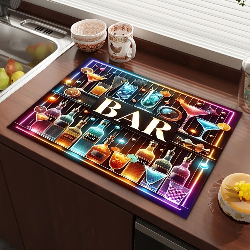 Coffee Bar Diatomaceous Earth  - Bar Mat Rubber 评论和价格