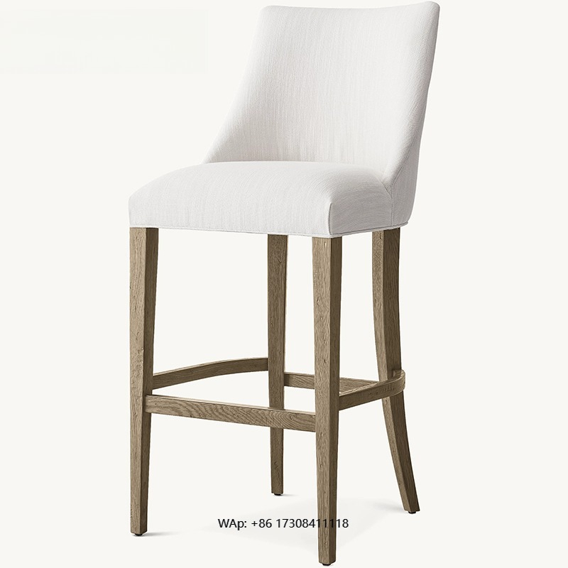 Light luxury solid wood bar ch - Home Bar Stools 评论和价格