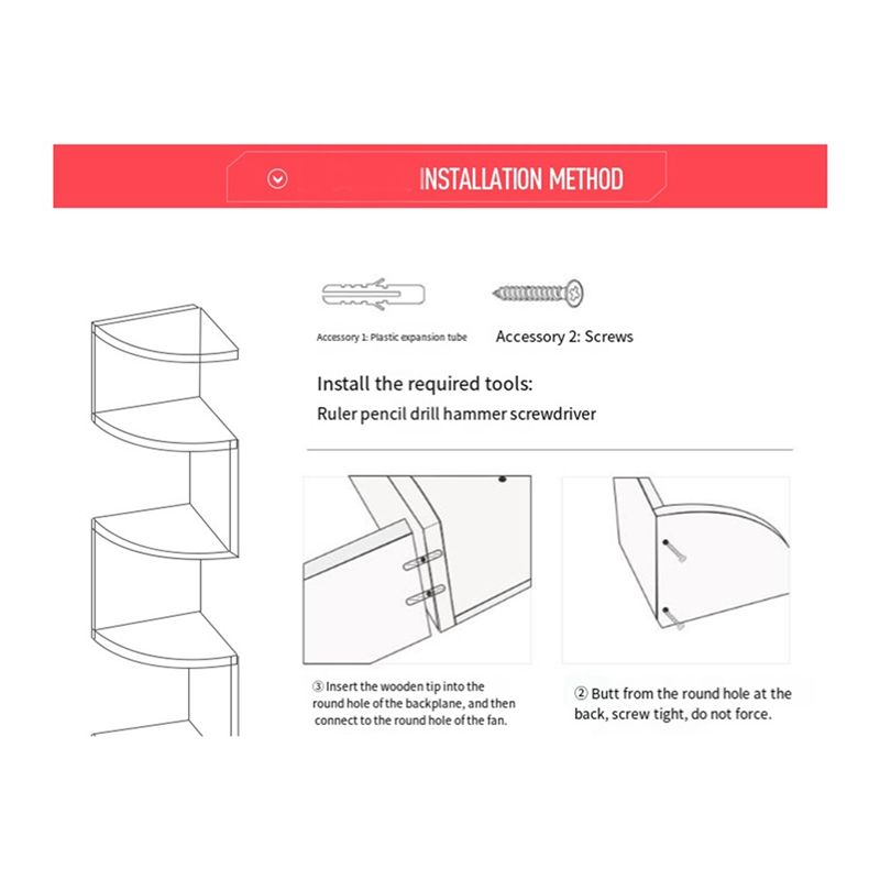 ABUL-Corner Shelf Corner Corne - Home Bar Shelf 评论和价格