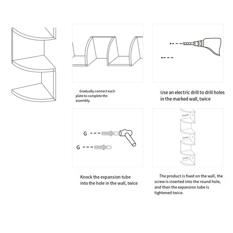ABUL-Corner Shelf Corner Corne - Home Bar Shelf 评论和价格