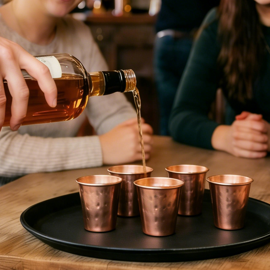 6cs 8Pcs New 100% Copper Cups  - Mule Copper Mug 评论和价格