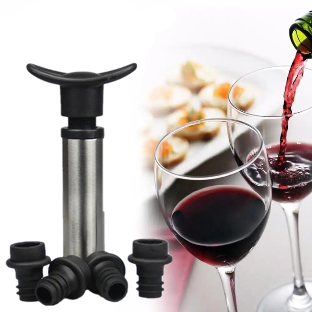 Wine Stopper with Vacuum Wine  - Wine Preservation Pump 评论和价格