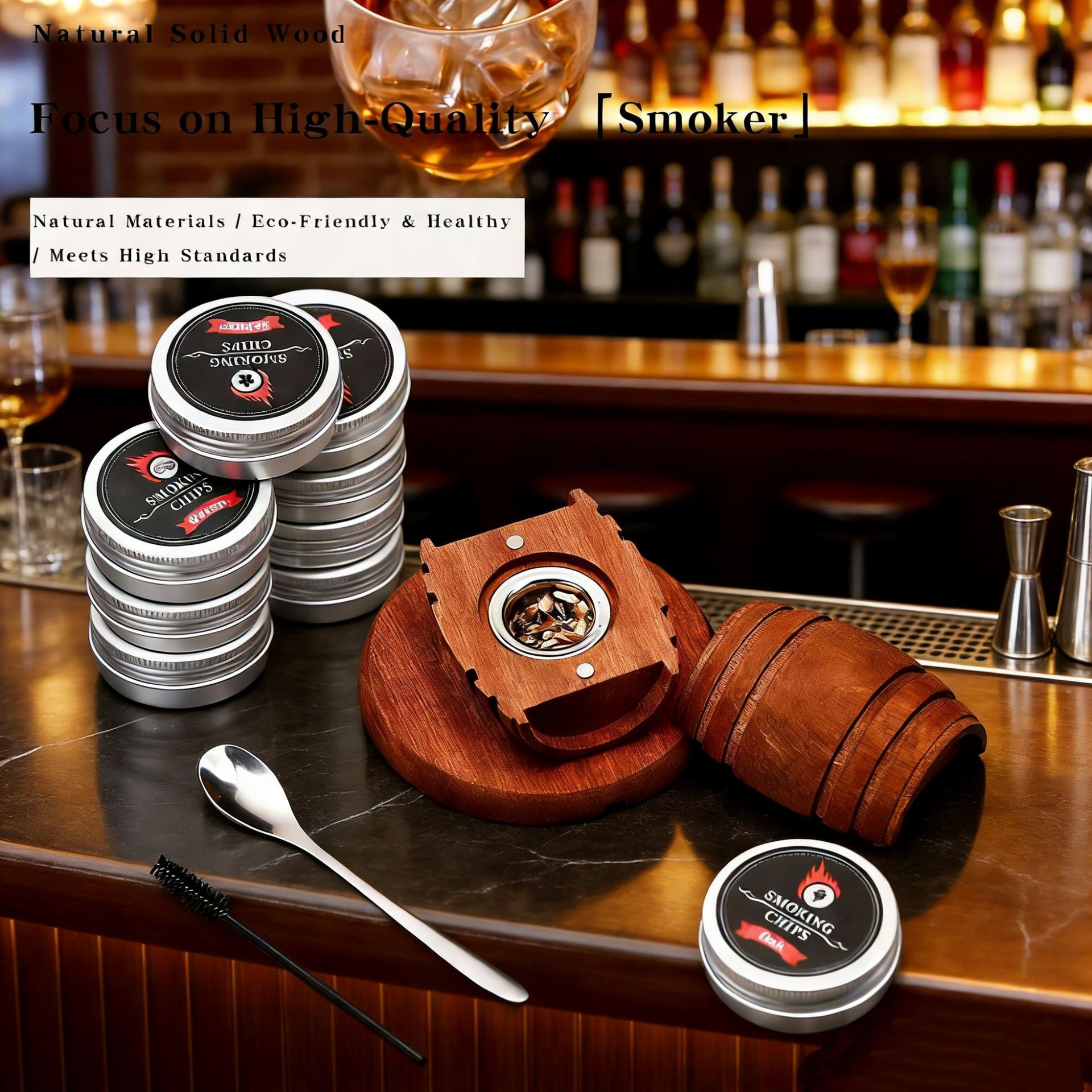 Whisky Smoking Kit, Oak Smoker - Smoking Gun Kit 评论和价格