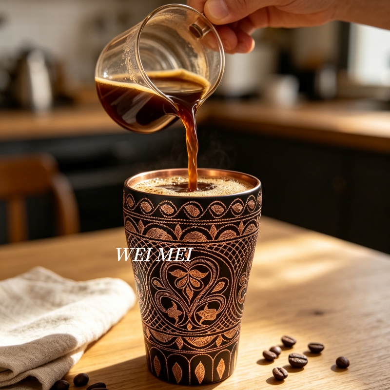 Handcrafted Copper Breakfast C - Mule Copper Mug 评论和价格