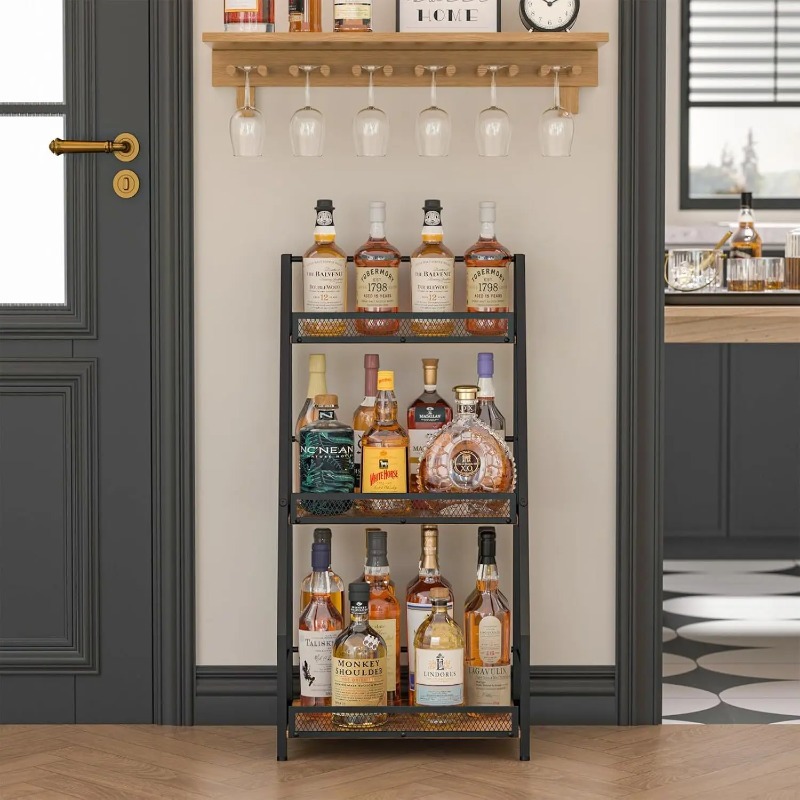 3-Tier Ladder Wine Rack Freest - Home Bar Shelf 评论和价格