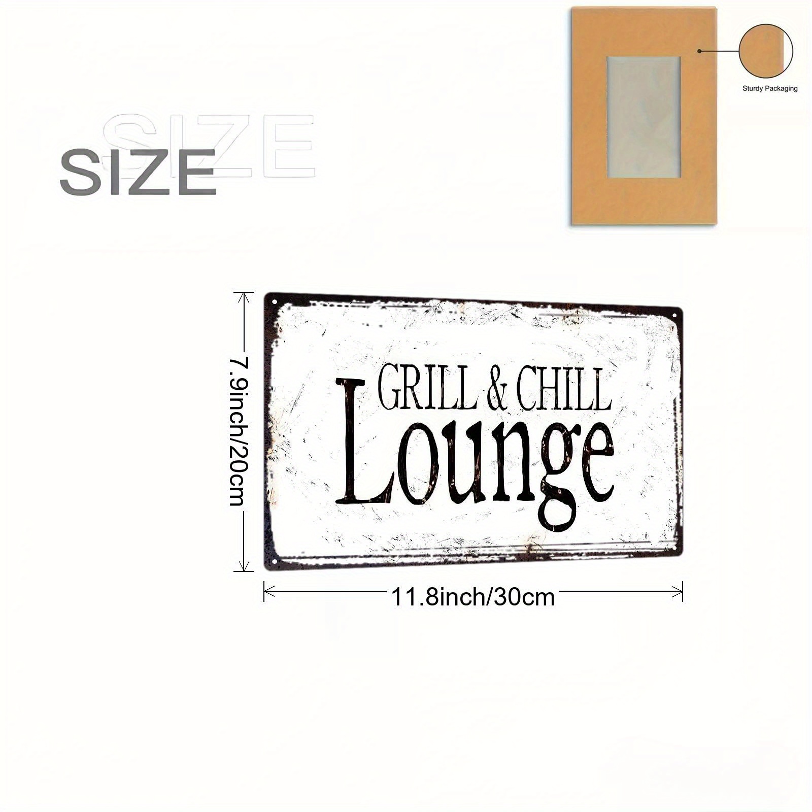 Tin Sign - Vintage Grill & Chi - Home Bar Lounge 评论和价格