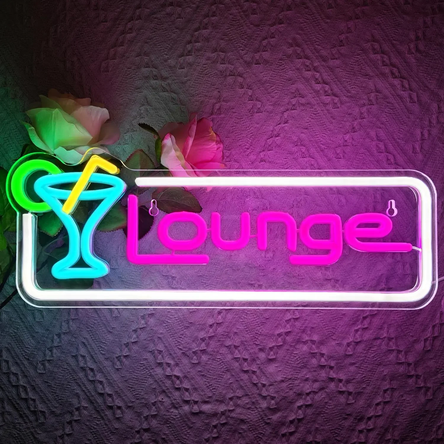 Lounge Cocktail LED Neon Sign  - Home Bar Lounge 评论和价格