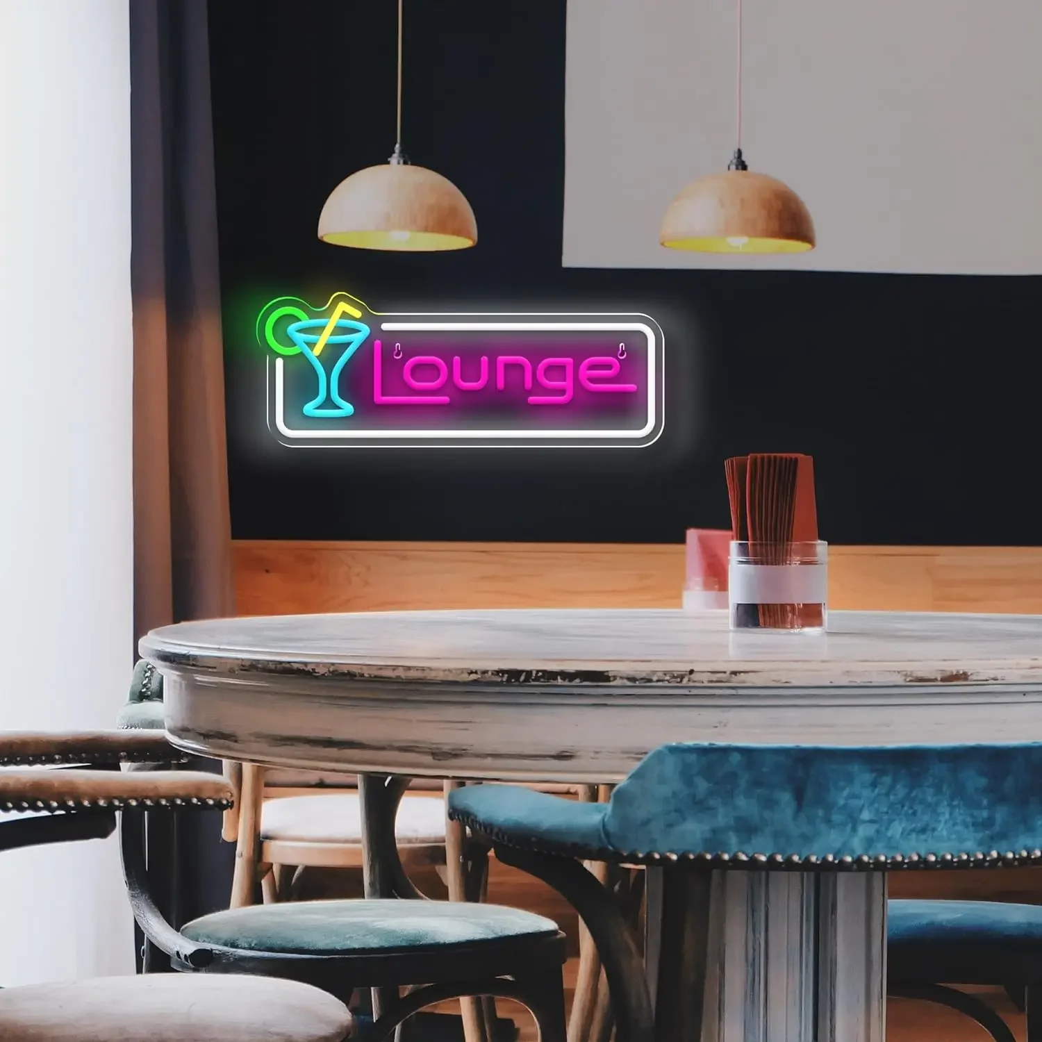 Lounge Cocktail LED Neon Sign  - Home Bar Lounge 评论和价格