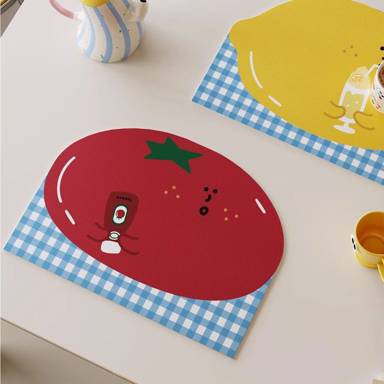 Cartoon Leather Water Proof He - Bar Mat Rubber 评论和价格