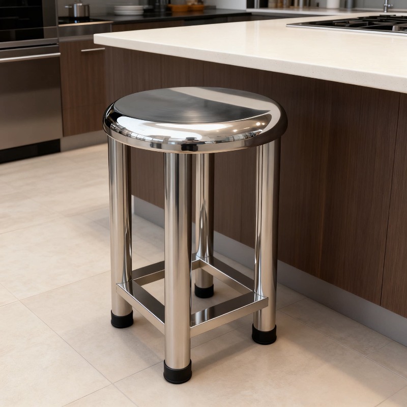 304 Stainless Steel Round Stoo - Home Bar Stools 评论和价格
