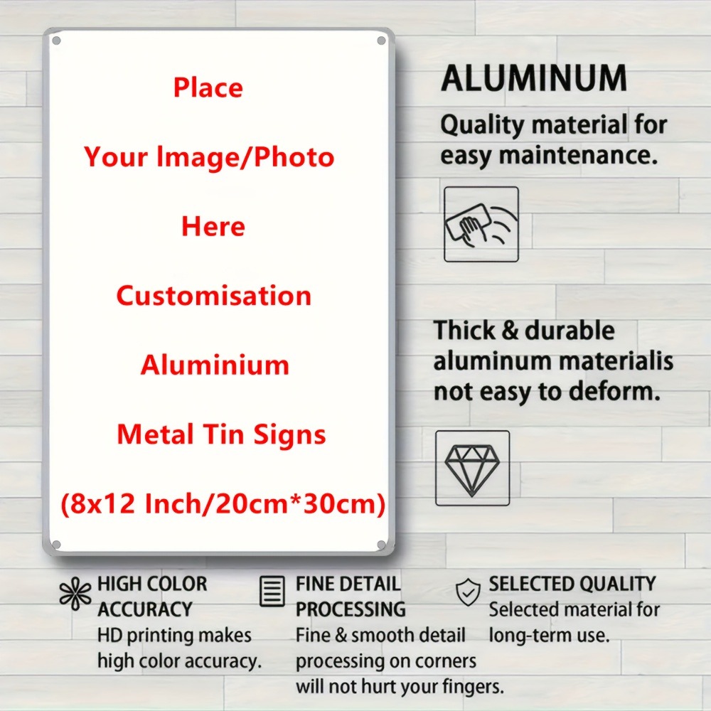 1pc Custom Aluminum Tin Sign 8 - Home Bar Cafe 评论和价格